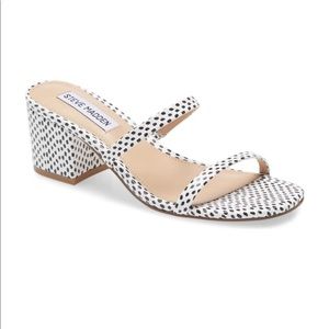 STEVE MADDEN Issy Block Heel Slide Sandal